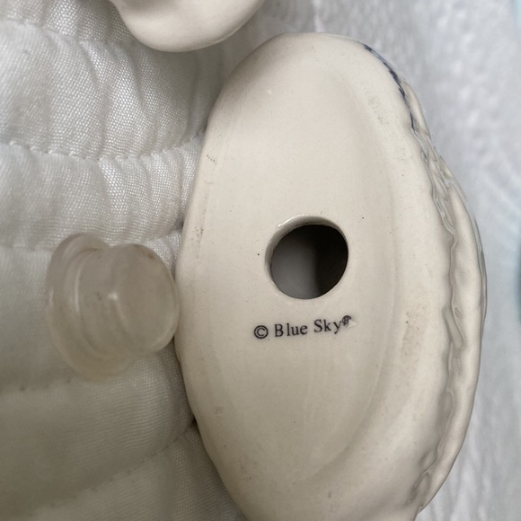 Vintage Salt and Pepper Shakers Ceramic Pelicans by Blue Sky Nautical Beach Sea - Picture 11 of 13